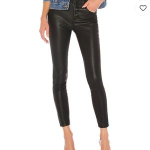 Blank NYC Black Faux Leather Skinny Pants